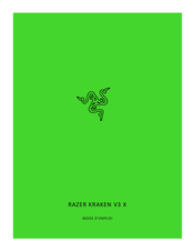 Razer KRAKEN V3 X Mode D'emploi