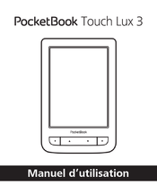 Pocketbook Touch Lux 3 Manuel D'utilisation