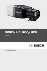 Bosch DINION HD 1080p HDR Guide D'installation