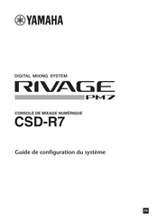 Yamaha Rivage PM7 CSD-R7 Guide De Configuration