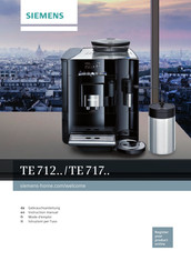 Siemens TE717 Série Mode D'emploi