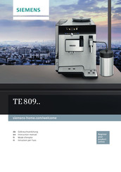 Siemens TE809 DE Mode D'emploi