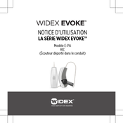 Widex EVOKE E-PA Notice D'utilisation