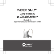 Widex DAILY D-PA Mode D'emploi