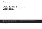 Pioneer VSX-323-K Mode D'emploi