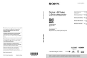 Sony HANDYCAM HDR-PJ650V Mode D'emploi