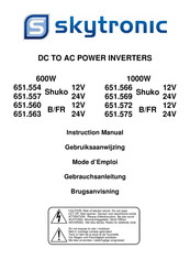 SKYTRONIC 651.566 Mode D'emploi