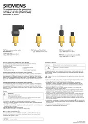 Siemens SITRANS P210 Série Instructions De Service