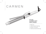 Carmen Soft Pink Curler CT2150 Mode D'emploi