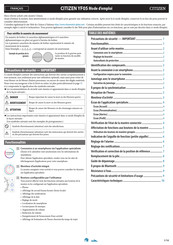 Citizen YF05 Mode D'emploi