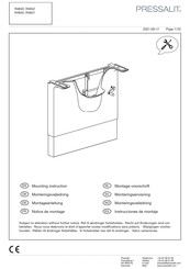 Pressalit R4847 Notice De Montage