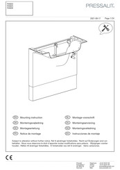 Pressalit R4825 Notice De Montage