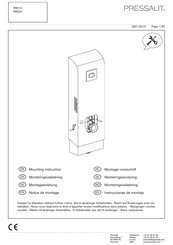 Pressalit R9014 Notice De Montage