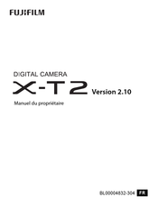 FujiFilm X-T2 Manuel Du Propriétaire