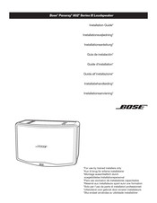 Bose Panaray 802 III Série Guide D'installation