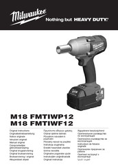 Milwaukee M18 FMTIWF12-502X Notice Originale