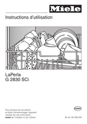 Miele LaPerla G 2830 SCi Instructions D'utilisation