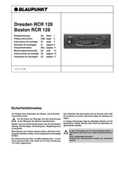Blaupunkt Boston RCR 128 Instructions De Montage