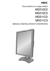 NEC MD210C3 Manuel D'installation Et D'entretien