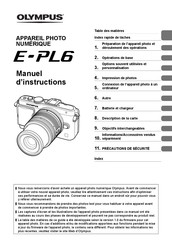 Olympus E-PL6 Manuel D'instructions