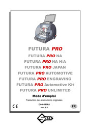 Silca FUTURA PRO H/A Mode D'emploi