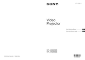 Sony VPL-VW295ES Guide De Référence Rapide