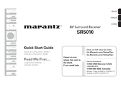 Marantz SR5010 Guide De Configuration Rapide