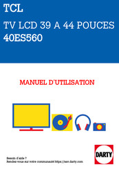 TCL 40ES560 Manuel D'utilisation