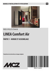 MCZ LINEA Comfort Air Manuel D'installation Et D'utilisation