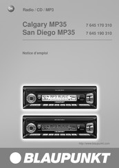Blaupunkt San Diego MP35 Notice D'emploi