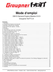 GRAUPNER 33610 Mode D'emploi