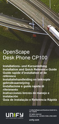 Unify OpenScape Desk Phone CP100 Guide Rapide