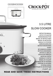 Crock-Pot CSC028X Notice D'utilisation