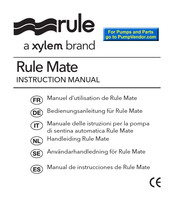 Xylem Rule Mate RM1100A Manuel D'utilisation