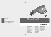 Bosch AdvancedRecip 18 Notice Originale