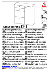 GERMANIA WERK 2343 Notice De Montage