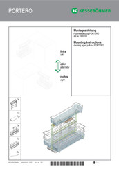 Kesseböhmer PORTERO Instructions De Montage