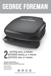 George Foreman GR320FB Guide D'utilisation Et D'entretien