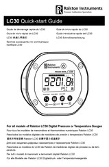 Ralston Instruments LC30 Guide De Démarrage Rapide
