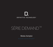 Definitive Technology DEMAND D15 Mode D'emploi