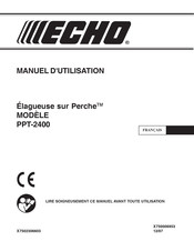 Echo PPT-2400 Manuel D'utilisation