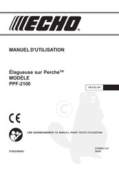 Echo PPF-2100 Manuel D'utilisation