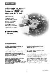 Blaupunkt Montana RCR 148 Instructions De Montage
