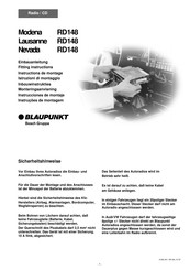 Blaupunkt Lausanne RD 148 Instructions De Montage