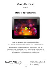 Easypix EASYPAD 971 Manuel De L'utilisateur