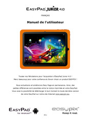 Easypix EasyPad JUNIOR 4.0 Manuel De L'utilisateur