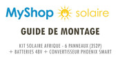 Solaire PANNEAUX 3S2P Guide De Montage