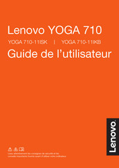 Lenovo YOGA 710 Guide De L'utilisateur