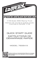LaTrax PRERUNNER 76064-5 Instructions De Démarrage Rapide