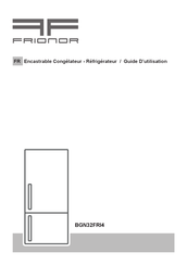 FRIONOR BGN32FRI4 Guide D'utilisation